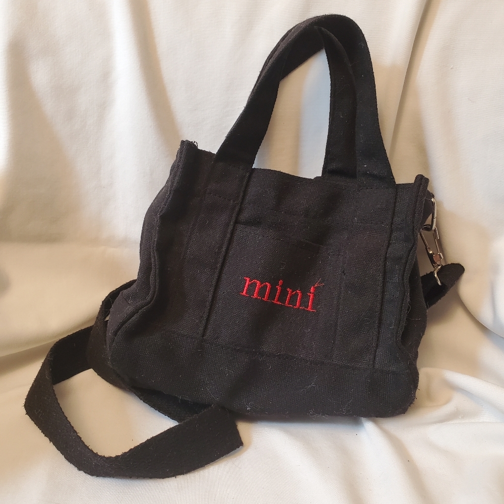Mini Canvas Crossbody Shoulder Bag